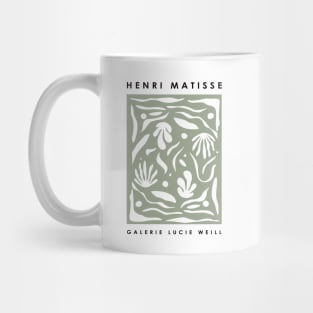 Henri Matisse Galerie Sage Green Exhibition Design Mug